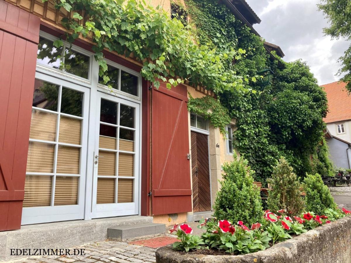 Gaestehaus Edelzimmer Rothenburg ob der Tauber Dış mekan fotoğraf